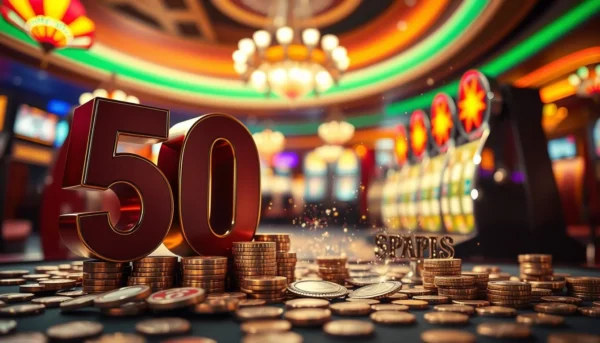 50 Free Spins ohne Einzahlung